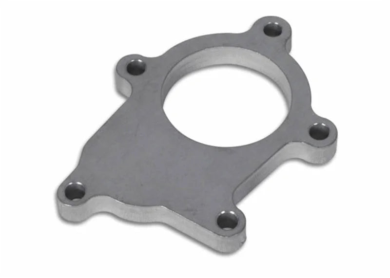 Vibrant T3 Discharge Flange (5 Bolt) for External Wastegate applications Mild Steel 1/2in Thick - Side View