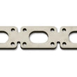 Load image into Gallery viewer, Vibrant T304 Exh Manifold Flanges platform motors 3/8in Thick (SOLD IN PAIRS) fits 1992-2006 BMW 3 Series - Installation View
