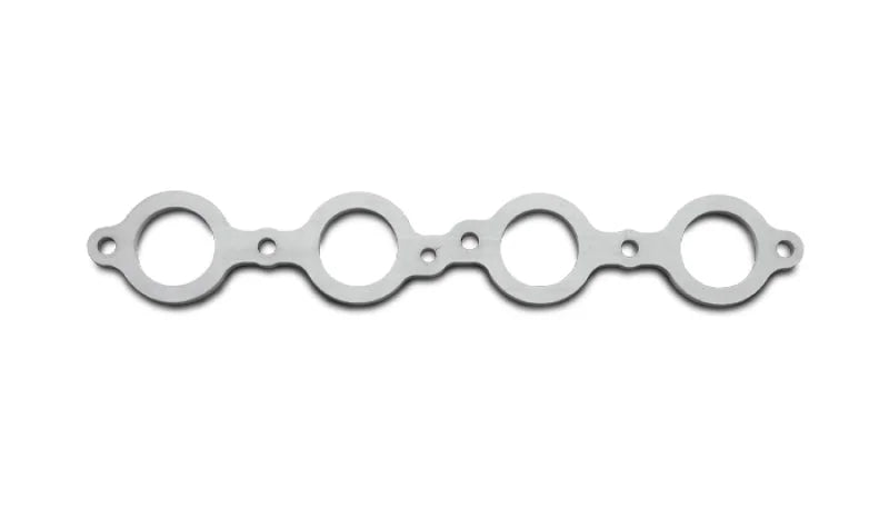 Vibrant T304 SS Exh Manifold Flange for GM LS1/LS2/LS3/LS6/L92 motor 3/8in Thick (SOLD IN PAIRS) - Side View