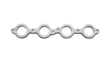Load image into Gallery viewer, Vibrant T304 SS Exh Manifold Flange for GM LS1/LS2/LS3/LS6/L92 motor 3/8in Thick (SOLD IN PAIRS) - Side View