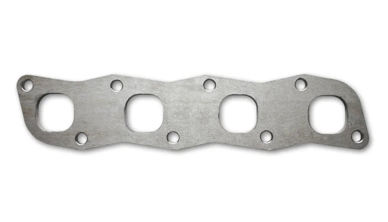 Vibrant T304 SS Exhaust Manifold Flange 3/8in Thick fits 1989-2004 Nissan (KA24 motor) - Main Product View