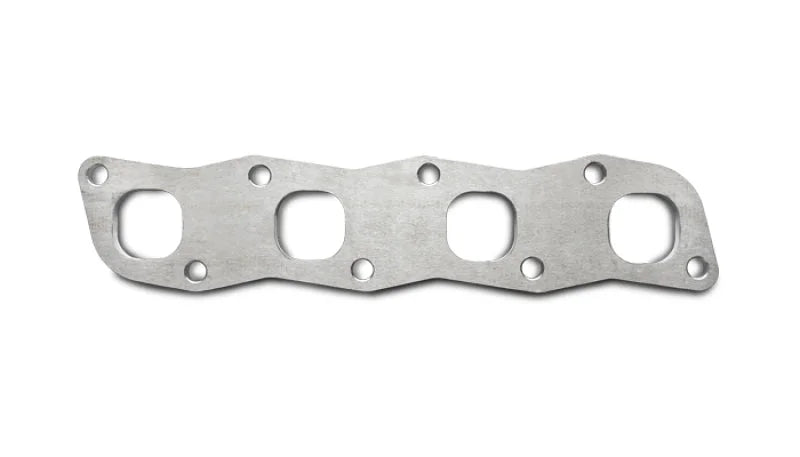 Vibrant T304 SS Exhaust Manifold Flange 3/8in Thick fits 1989-2004 Nissan (KA24 motor) - Check Fitment Details - Side View
