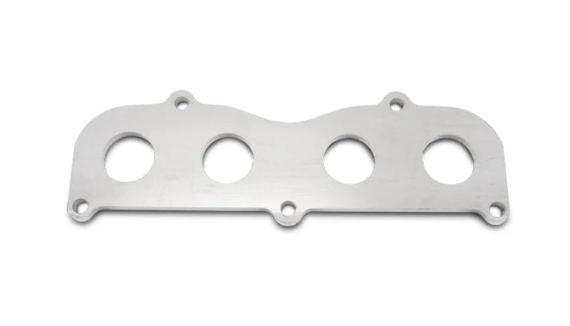 Vibrant T304 SS Exhaust Manifold Flange 3/8in Thick fits 2001-2013 Toyota (2AZFE motor) - Check Fitment Details - Side View