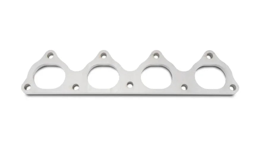 Vibrant T304 SS Exhaust Manifold Flange for Honda/Acura D-series motor 3/8in Thick - Side View