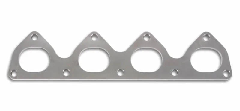 Vibrant T304 SS Exhaust Manifold Flange for Honda/Acura B-series motor 3/8in Thick - Main Product View
