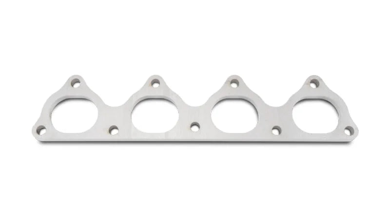 Vibrant T304 SS Exhaust Manifold Flange for Honda/Acura D-series motor 3/8in Thick - Side View