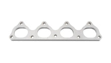 Load image into Gallery viewer, Vibrant T304 SS Exhaust Manifold Flange for Honda/Acura D-series motor 3/8in Thick - Side View