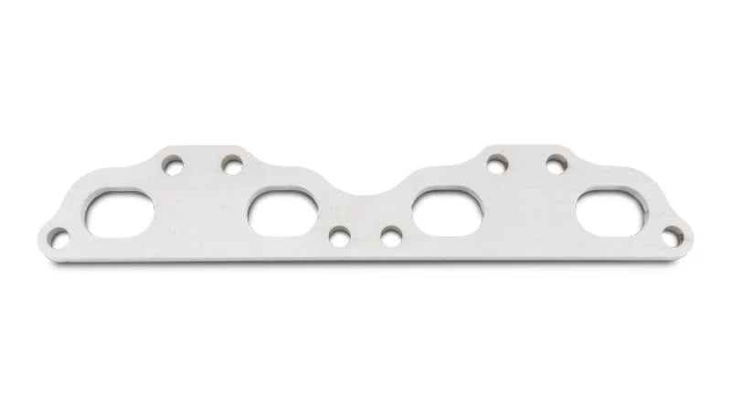 Vibrant T304 SS Exhaust Manifold Flange for Nissan SR20 motor 3/8in Thick - Side View