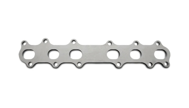 Vibrant T304 SS Exhaust Manifold Flange for Toyota 2JZGTE - Side View
