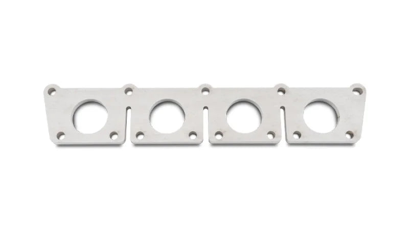Vibrant T304 SS Exhaust Manifold Flange for VW/Audi 1.8T motor 3/8in Thick - Side View