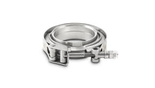 Load image into Gallery viewer, Vibrant T304 SS V-Band Flange Assembly for 2.375in O.D. Tubing (Incl 2 V-Band Flange &amp; 1 V-Band) - Main Product View