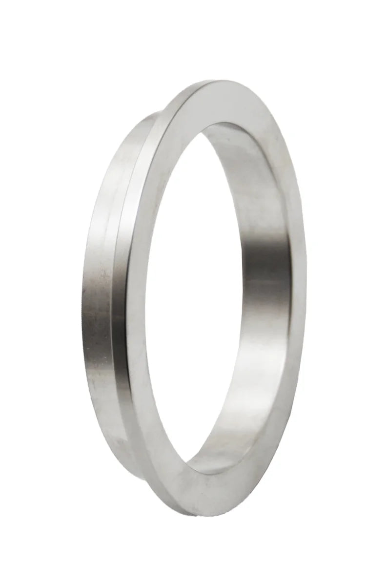 Vibrant T304SS Turbo V-Band Outlet Flange for Garrett GT3076R/3582R - Side View