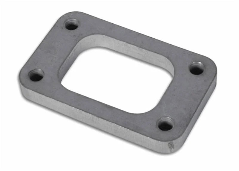 Vibrant T3/GT30R Turbo Inlet Flange Mild Steel 1/2in Thick (Tapped Holes) - Side View