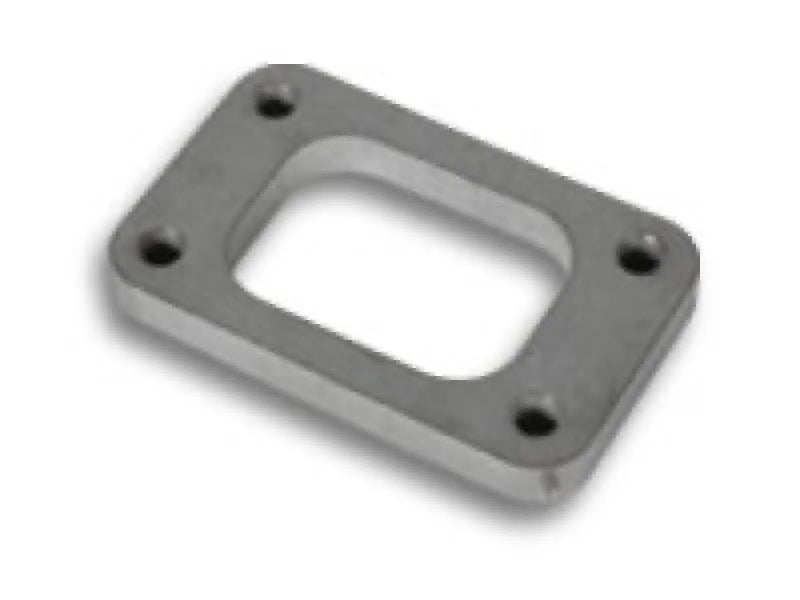 Vibrant T3/GT30R Turbo Inlet Flange T304 SS 1/2in Thick (Tapped Holes) - Side View