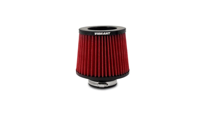 Vibrant The Classic Performance Air Filter (5.25in O.D. Cone x 5in Tall x 2.25in Inlet I.D.) - Back View