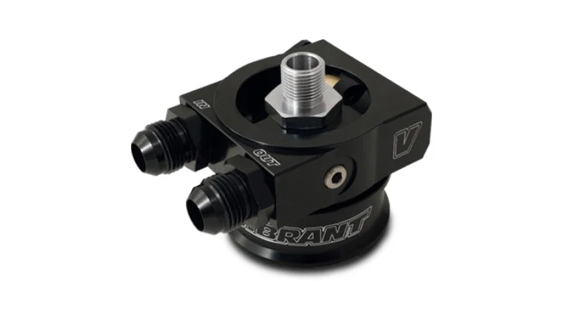 Vibrant Thermostatic Oil Cooler Sandwich Adapter w/Spacer - Main Product View