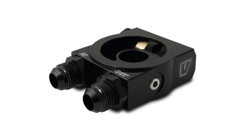 Vibrant Thermostatic Oil Cooler Sandwich Adapter w/Thermostat - Main Product View