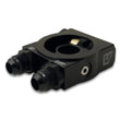 Load image into Gallery viewer, Vibrant Thermostatic Oil Cooler Sandwich Adapter w/Thermostat - Side View