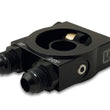 Load image into Gallery viewer, Vibrant Thermostatic Oil Cooler Sandwich Adapter w/Thermostat - Detail View