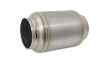 Load image into Gallery viewer, Vibrant Titanium Muffler w/Natural Tip 3.5in. Inlet / 3.5in. Outlet / 5.5in Dia - Main Product View