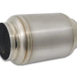 Load image into Gallery viewer, Vibrant Titanium Muffler w/Natural Tip 3.5in. Inlet / 3.5in. Outlet / 5.5in Dia - Main Product View