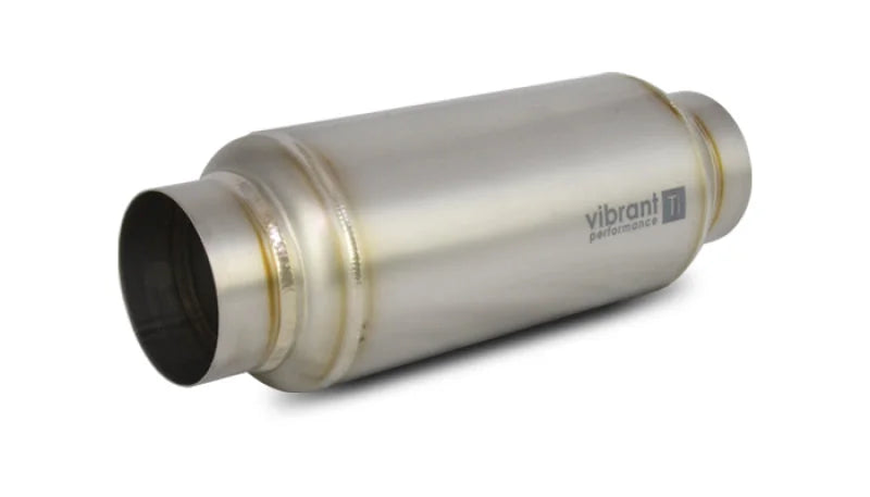 Vibrant Titanium Resonator 2.5in. Inlet / 2.5in. Outlet x 12in. Long - Main Product View
