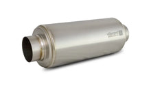 Load image into Gallery viewer, Vibrant Titanium Resonator 3in. Inlet / 3in. Outlet x 16in. Long - Side View