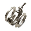 Load image into Gallery viewer, Vibrant Titanium V-Band Flange Assembly for 3.5in OD Tubing - Side View