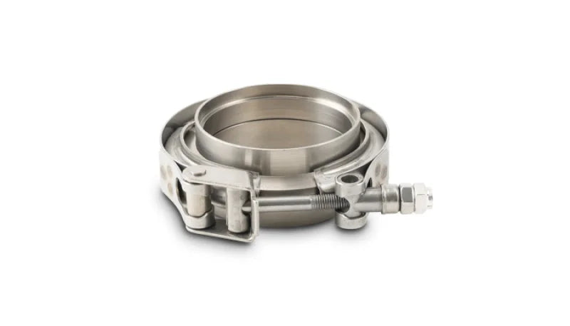Vibrant Titanium V-Band Flange Assembly for 4in OD Tubing - Main Product View