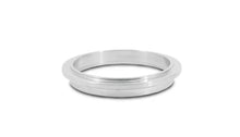 Load image into Gallery viewer, Vibrant Turbo Discharge Flange for Tial and Garrett Housings on GT28/GT30/GT35 V-Band Style T304 SS - Side View