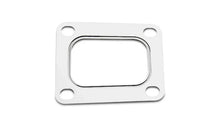 Load image into Gallery viewer, Vibrant Turbo Gasket for T04 Inlet Flange with Rectangular Inlet (Matches Flange #1441 and #14410) - Side View