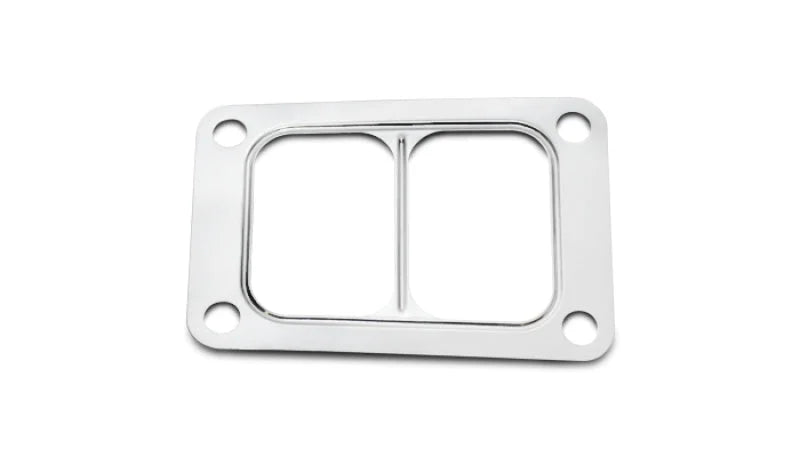 Vibrant Turbo Gasket for T06 Divided Inlet Flange (Matches Flange #1443 and #14430) - Side View