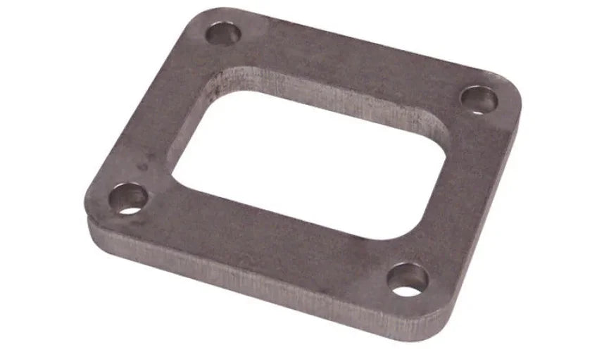 Vibrant T04 Turbo Inlet Flange (Rectangular Inlet) T304 SS 1/2in Thick - Side View