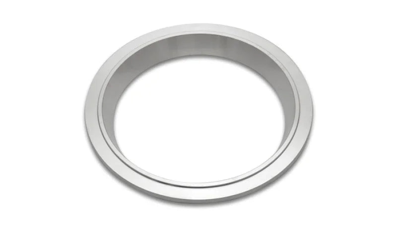 Vibrant Turbo Inlet Flange (V-Band) Garrett GT47/GTX47 to GT55 T4 Turbines - 304SS (Excl GT5533R) - Side View