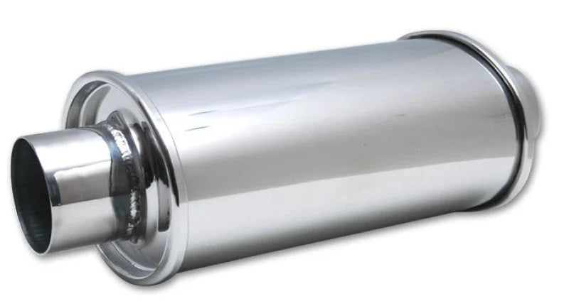 Vibrant ULTRA QUIET Resonator 2in inlet / outlet x 13.75in overall length - Detail View