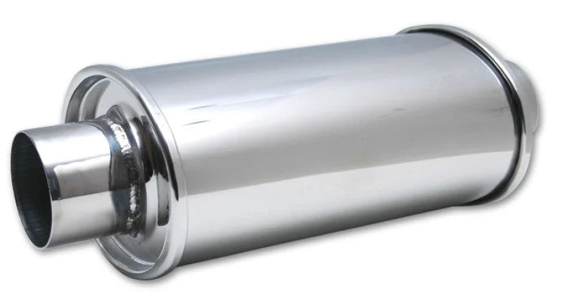Vibrant ULTRA QUIET Resonator 3.5in inlet/outlet x 13.75in overall length - Detail View