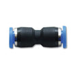 Load image into Gallery viewer, Vibrant Union Straight Pneumatic Vacuum Fitting - 3/8in (9.5mm) OD Tubing - Main Product View