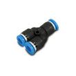 Load image into Gallery viewer, Vibrant Union Y Fitting 3/16in OD Tubing - Side View