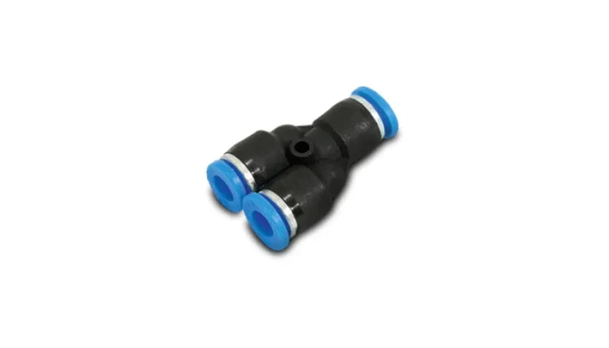 Vibrant Union Y Fitting 3/16in OD Tubing - Side View