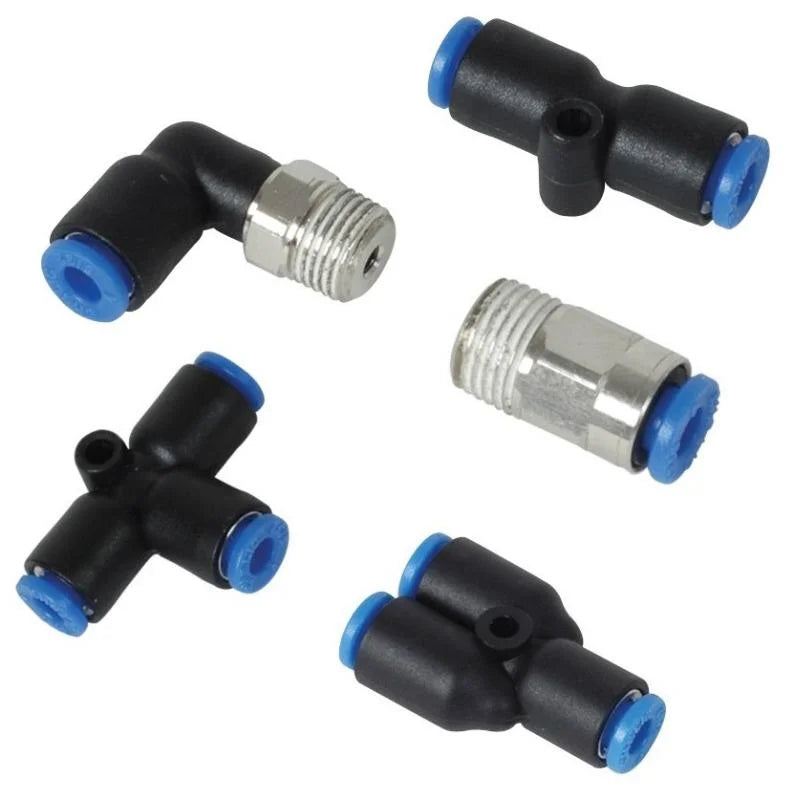 Vibrant Union inYin Pneumatic Vacuum Fitting - 3/8in (9.5mm) OD Tubing - Side View