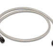 Load image into Gallery viewer, Vibrant Univ Oil Feed Kit 2ft Teflon lined S.S. hose with two -4AN female fittings preassembled - Side View