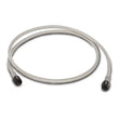 Load image into Gallery viewer, Vibrant Univ Oil Feed Kit 4ft Teflon lined S.S. hose with two -4AN female fittings preassembled - Main Product View