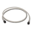 Load image into Gallery viewer, Vibrant Univ Oil Feed Kit 4ft Teflon lined S.S. hose with two -4AN female fittings preassembled - Main Product View