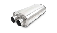 Load image into Gallery viewer, Vibrant Universal Streetpower 2.25in Stainless Steel Dual In-Out Oval Muffler - Main Product View