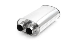 Load image into Gallery viewer, Vibrant Universal Streetpower 2.25in Stainless Steel Dual In-Out Oval Muffler - Side View
