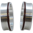 Load image into Gallery viewer, Vibrant Vanjen Aluminum Weld Fittings for 3.5in OD Tubing (for use with part #12567) - Sold In Pairs - Main Product View