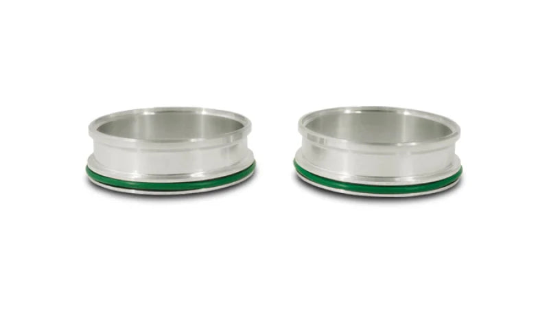 Vibrant Vanjen Aluminum Weld Fittings for 3.5in OD Tubing (for use with part #12567) - Sold In Pairs - Side View