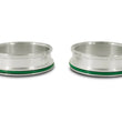 Load image into Gallery viewer, Vibrant Vanjen Aluminum Weld Fittings for 4in OD Tubing (for use with part #12568) - Sold In Pairs - Side View