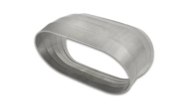 Vibrant Vertical 304 SS Nominal 3 in. Oval / 3.10 in. Centerline Radius, 9 degree per cut -Set of 5 - Main Product View