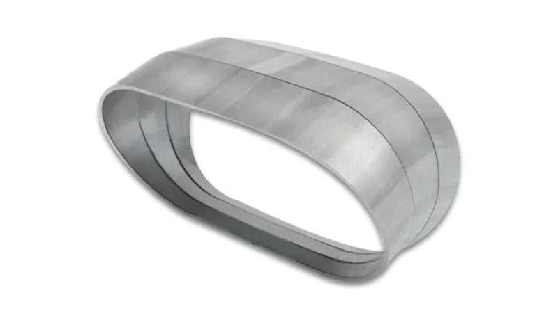 Vibrant Vertical 304 SS Nominal 3in. Oval / 2.35 in. Centerline Radius, 15 degree per cut -Set of 3 - Main Product View